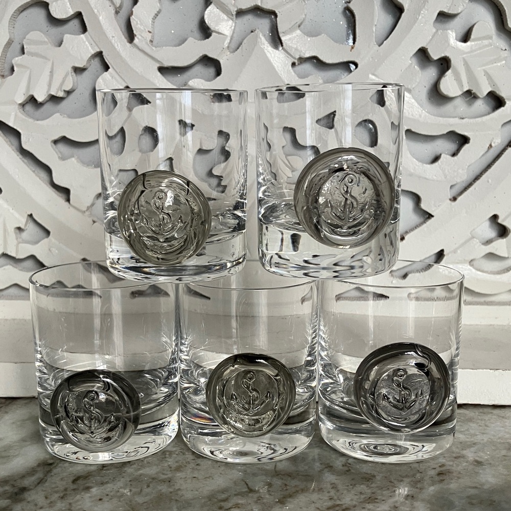 Rosenthal Studio Line Shot glasses with anchor seal Set of 5